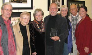 Chuck receives award from PAAC