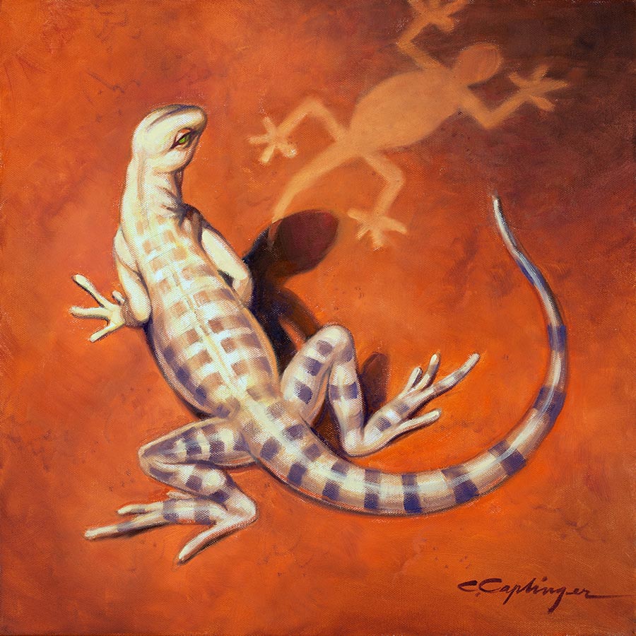 Desert Lizards by Chuck Capllinger
