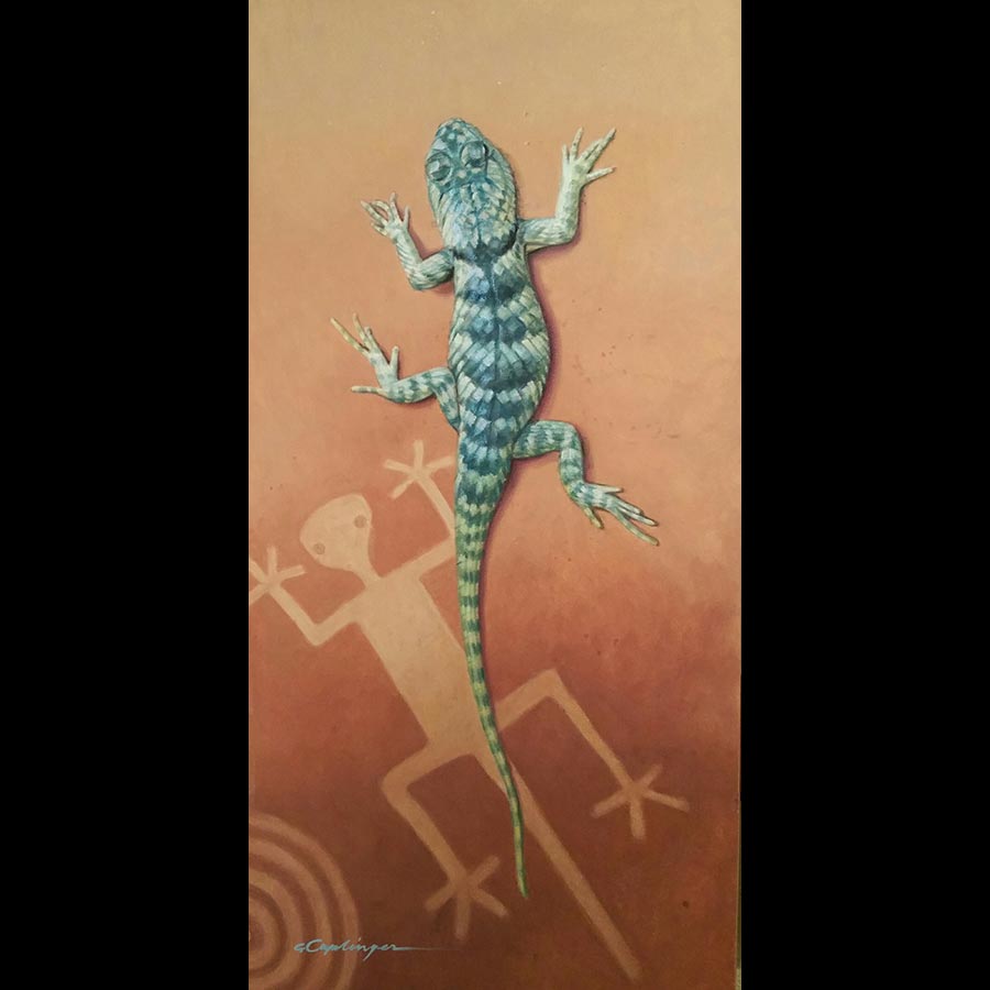 Desert Lizards by Chuck Capllinger