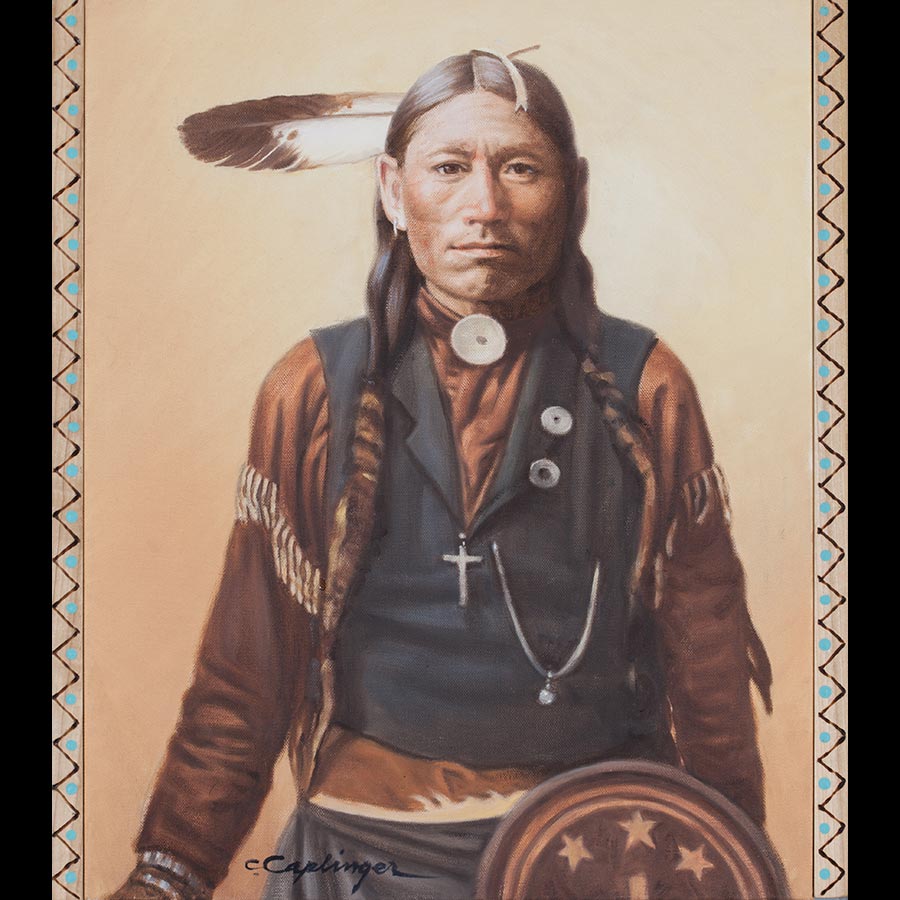 Cowboy & Indian paintings by Chuck Caplinger