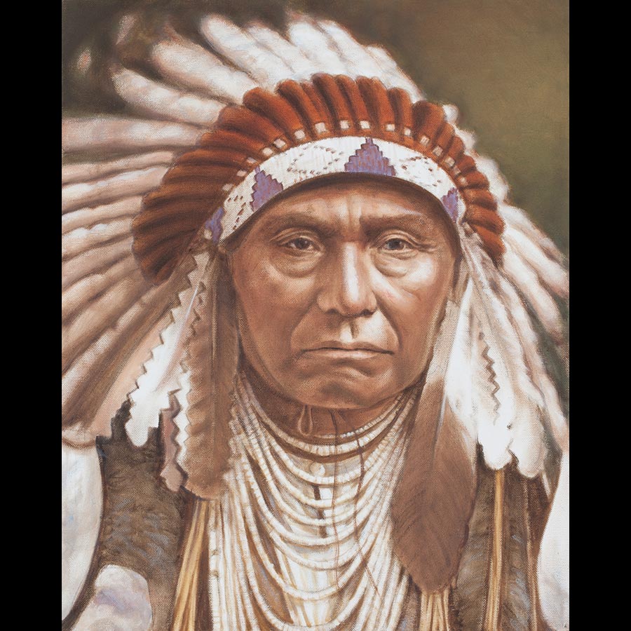 Cowboy & Indian paintings by Chuck Caplinger