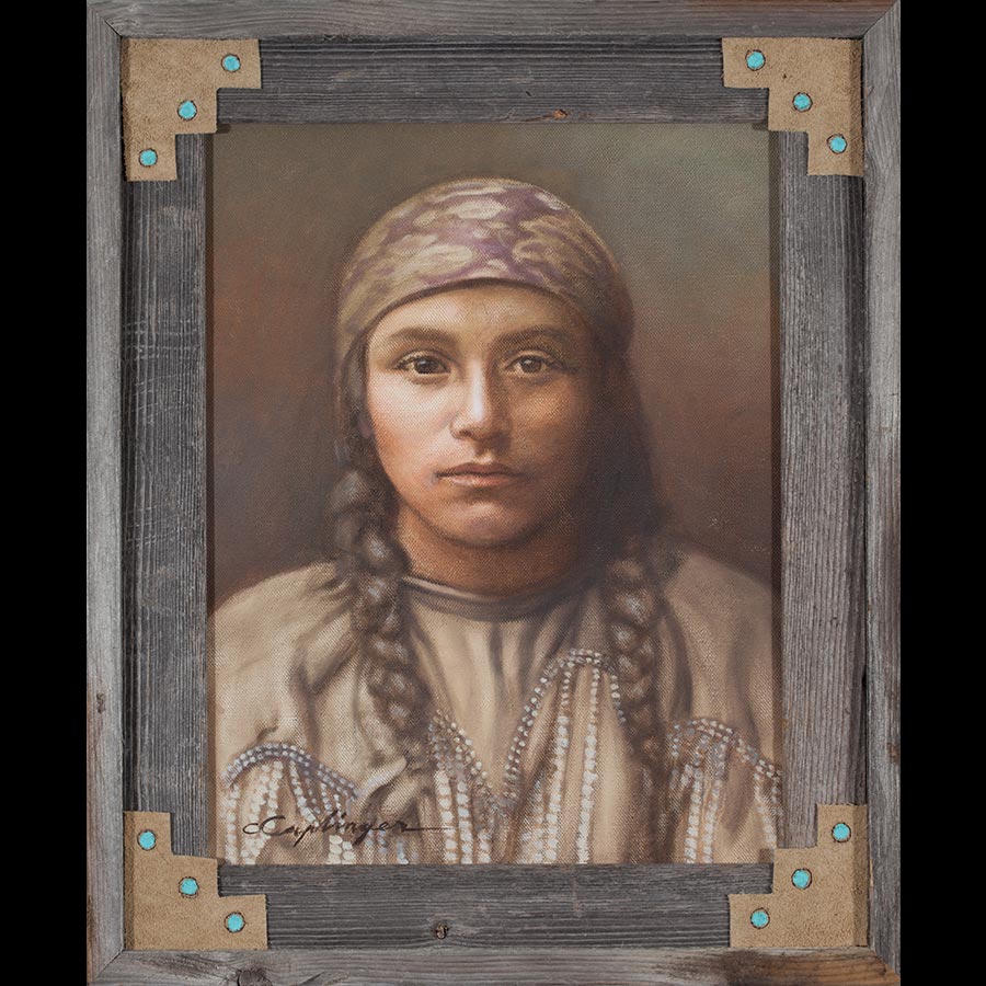 Cowboy & Indian paintings by Chuck Caplinger
