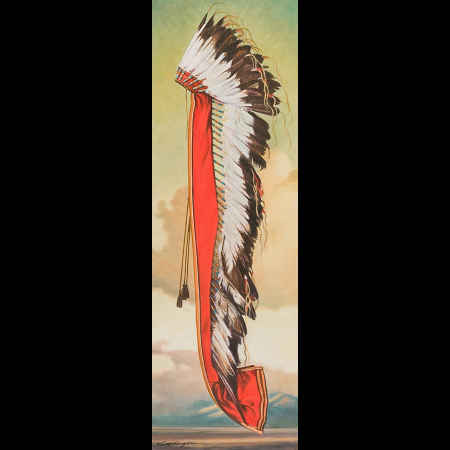 Cowboy & Indian paintings by Chuck Caplinger