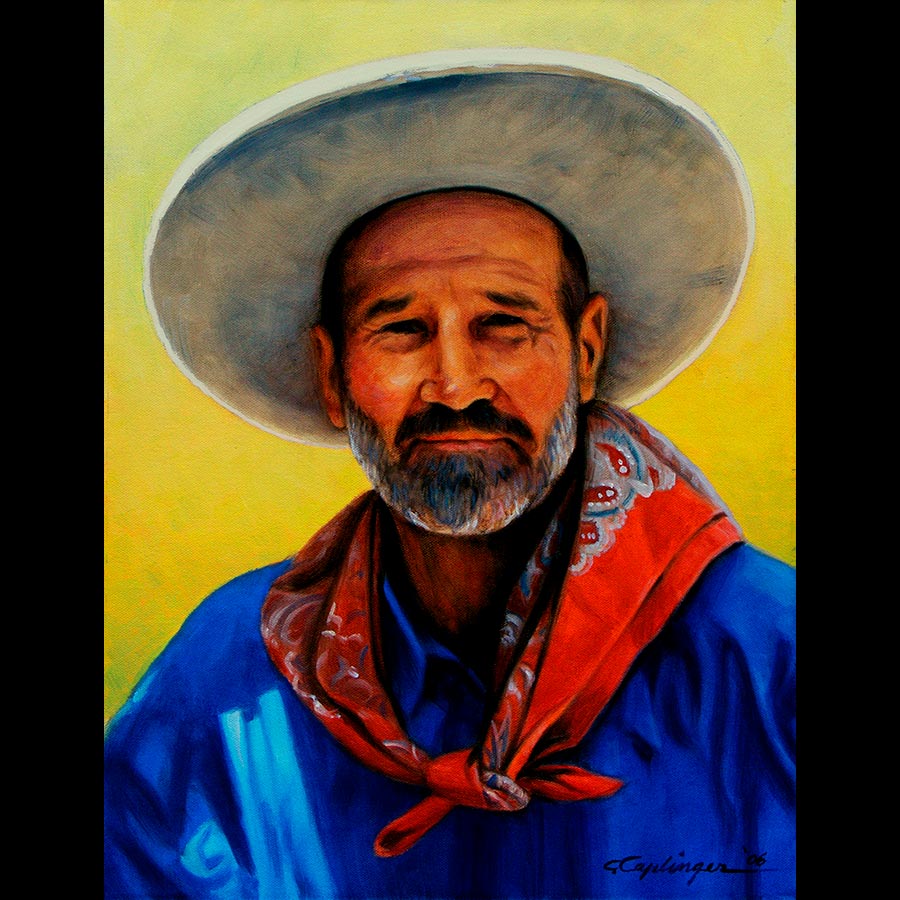 Cowboy & Indian paintings by Chuck Caplinger
