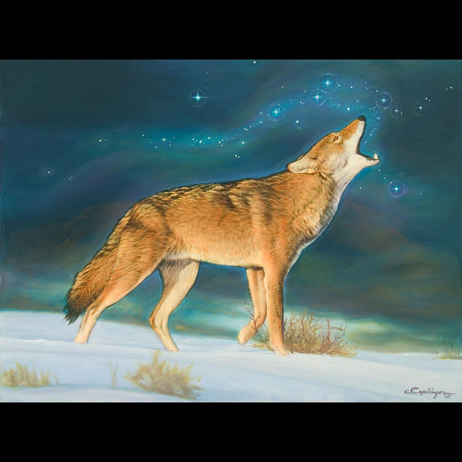 Desert Wildlife Paintings by Chuck Caplinger