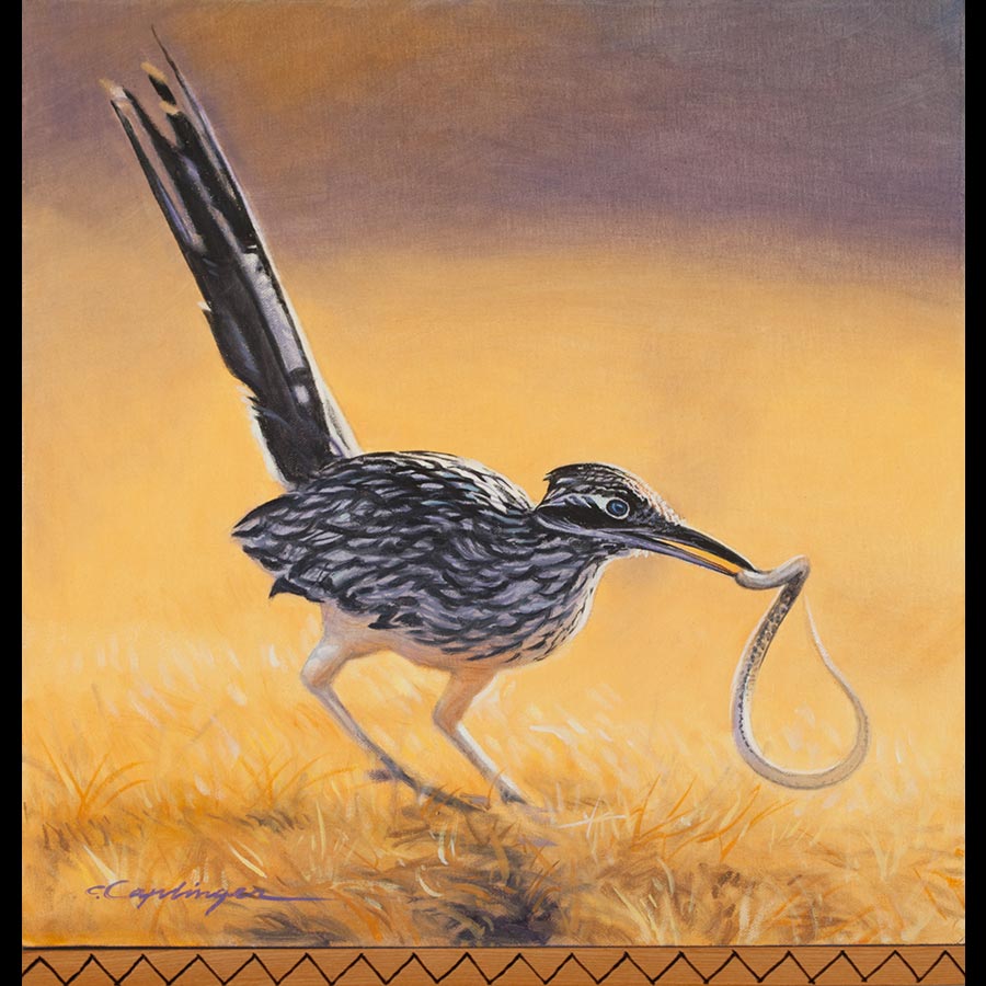 Desert Birds Paintings by Chuck Caplinger