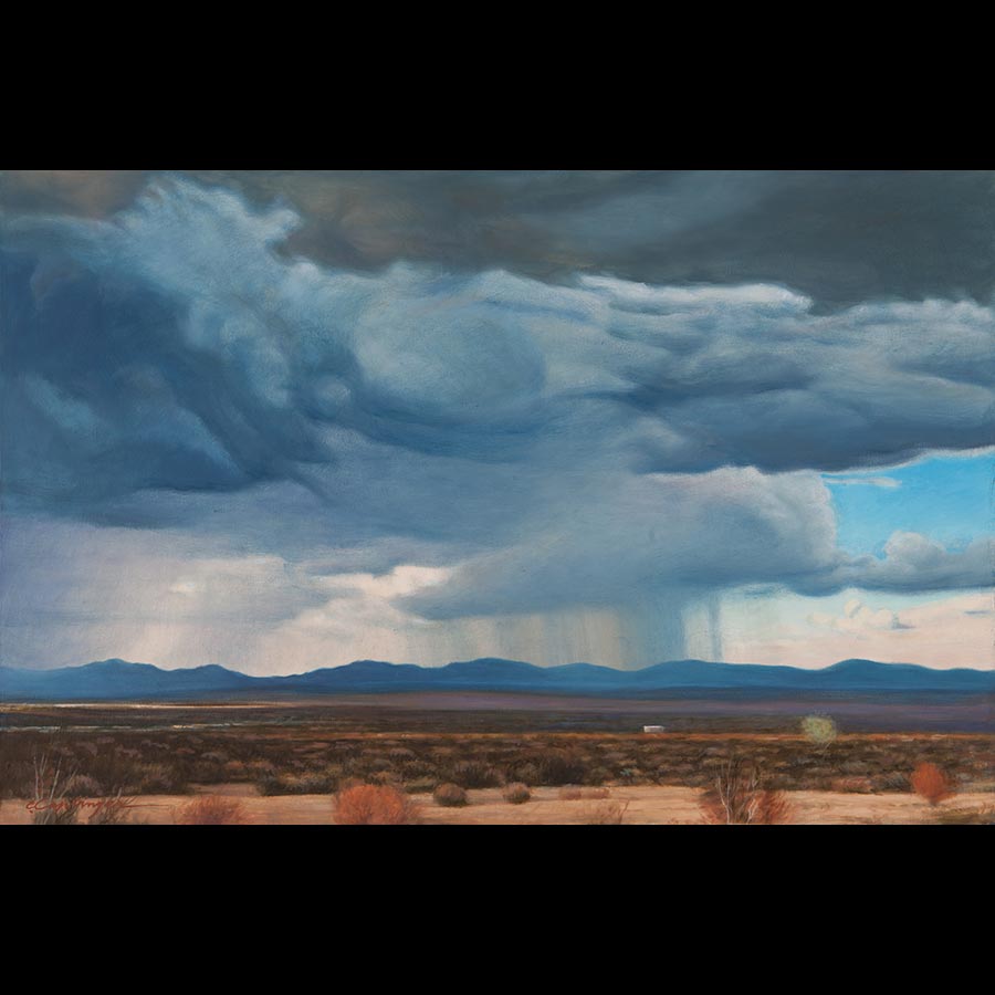 Desert Storm Paintings by Chuck Caplinger