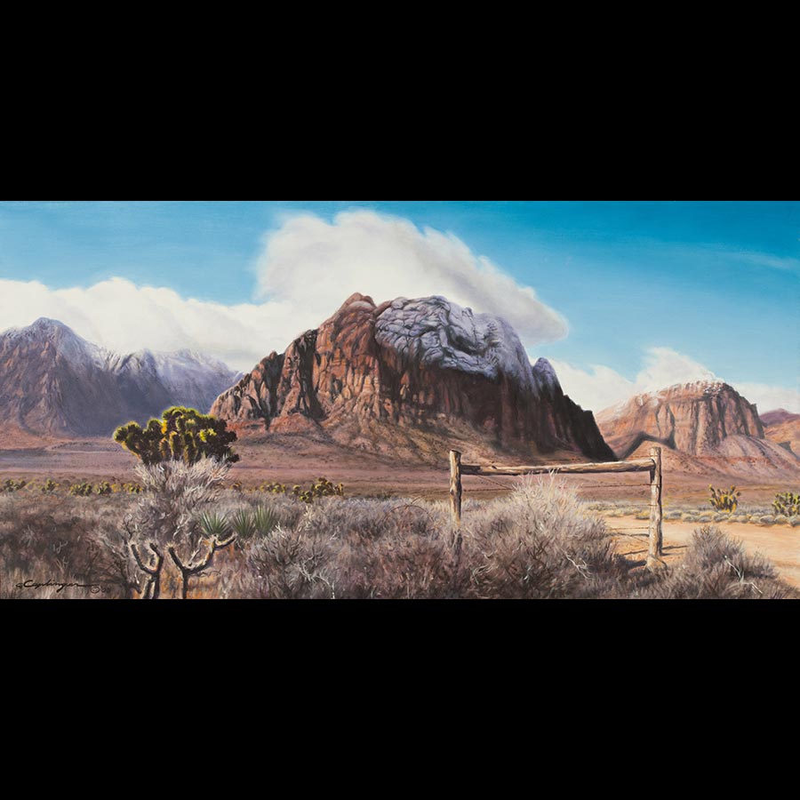 Desert Storm Paintings by Chuck Caplinger