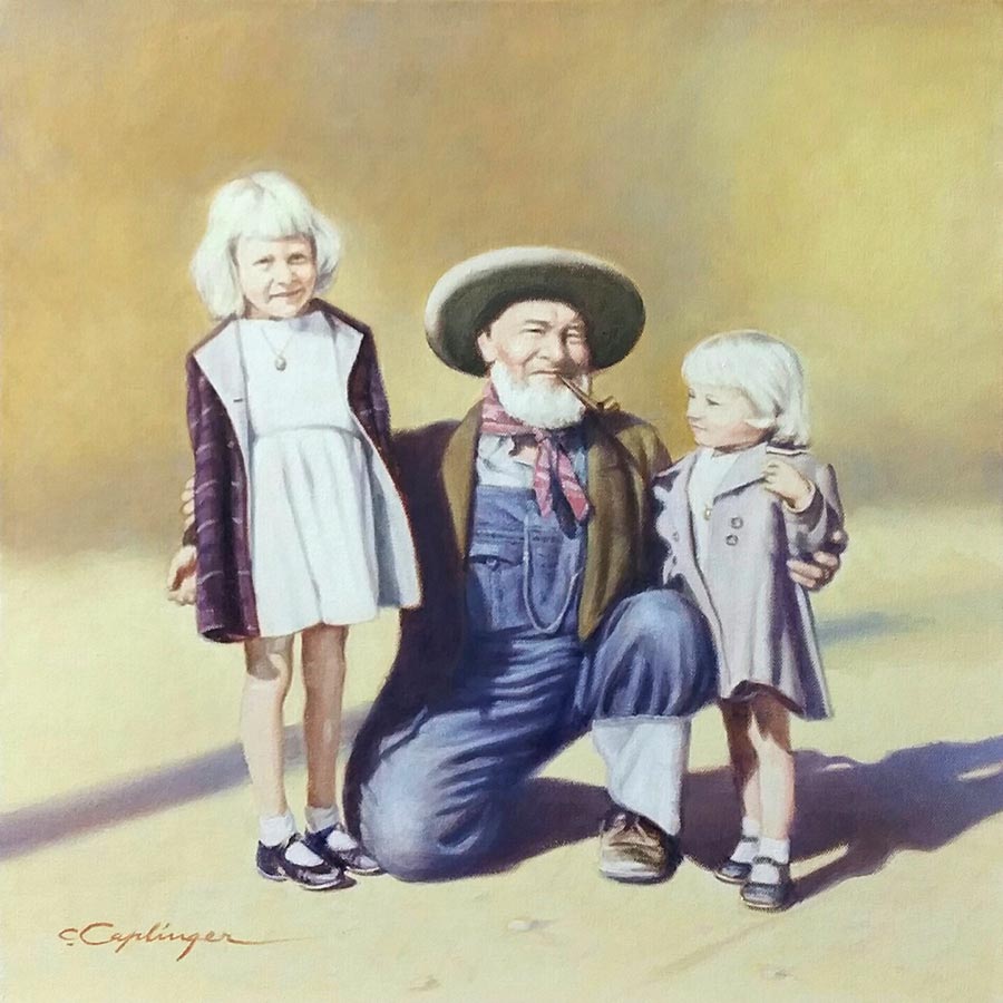 In an Earthly Manner paintings by Caplinger