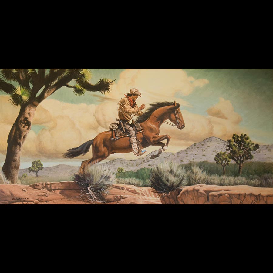 Horse and Burro Paintings by Chuck Caplinger