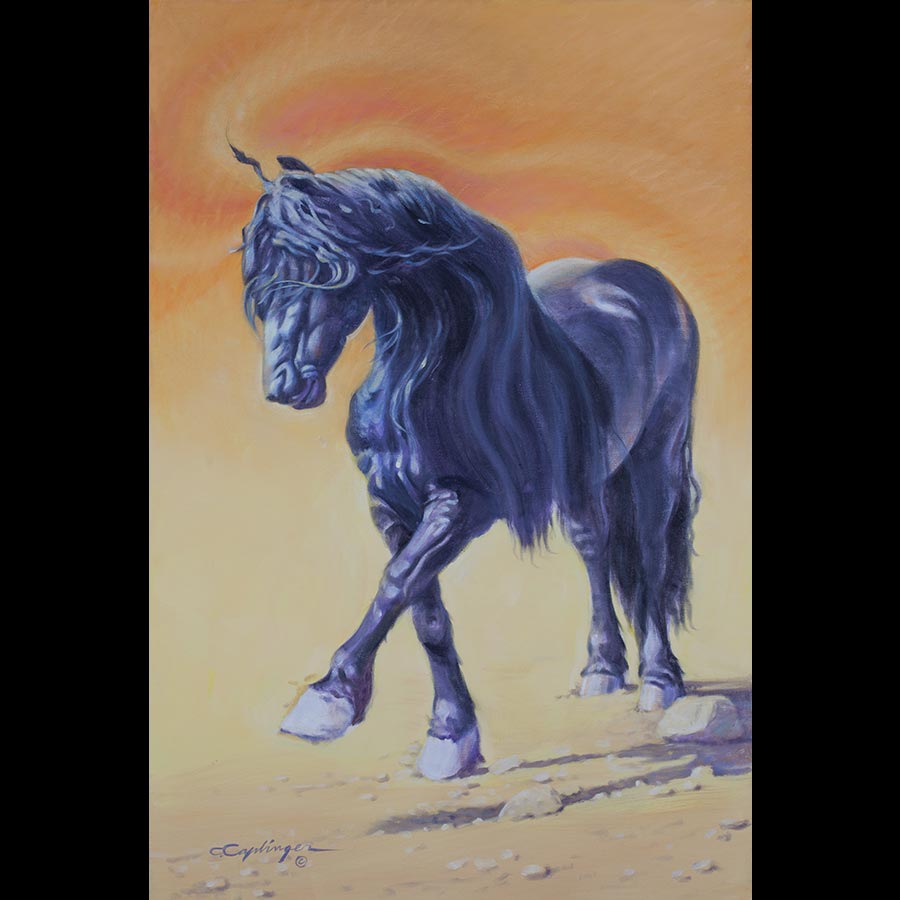 Horse and Burro Paintings by Chuck Caplinger