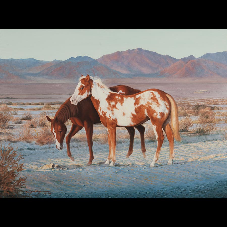 Horse and Burro Paintings by Chuck Caplinger